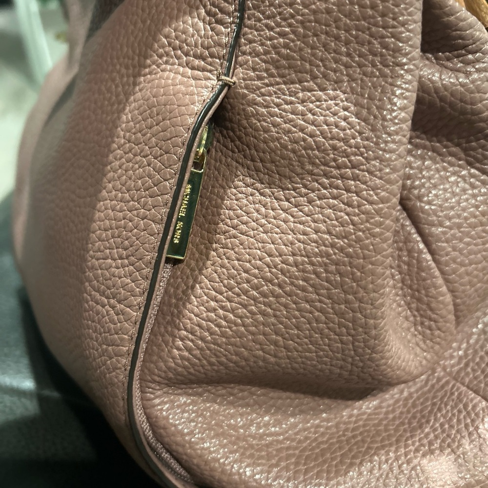 Michael Kors Naomi Pebbled Leather Shoulder Bag With Braided Strap - Picture 5 of 7